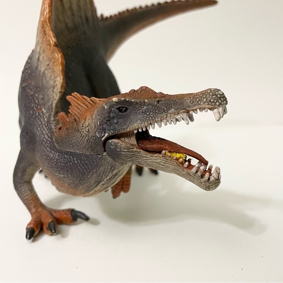 2014 Shleich Spinosaurus Dinosaur Action Figure 'D-73527 Articulated Jaw - Picture 2 of 15